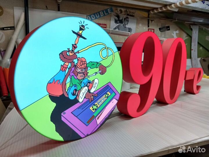 Световая вывеска Объемные буквы Логотип