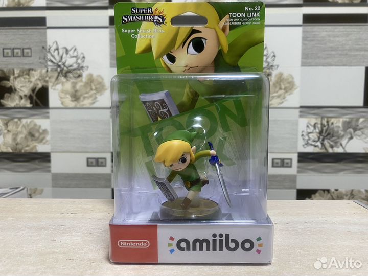 Amiibo Toon Link No.22 (Super Smash Bros, Европа)