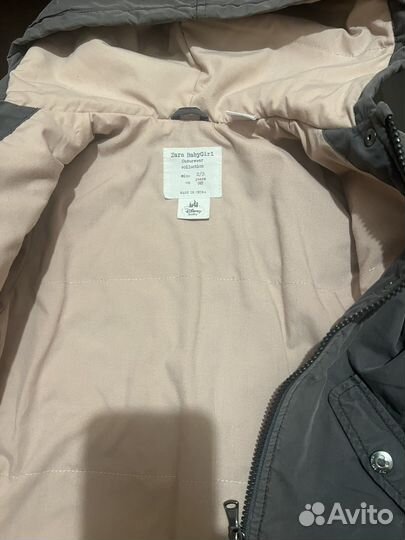 Куртка демисезонная zara 98