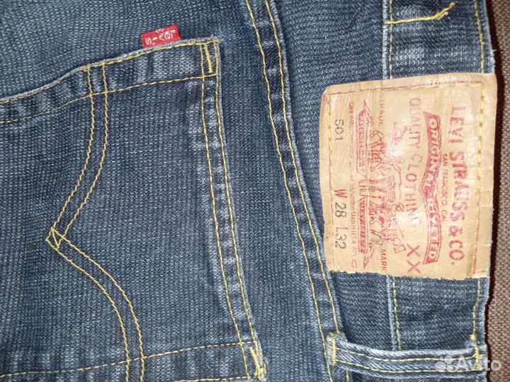 Джинсовые шорты levis501