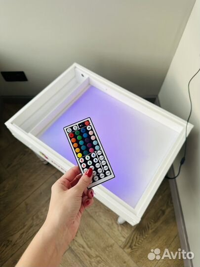 Световая песочница стол детский