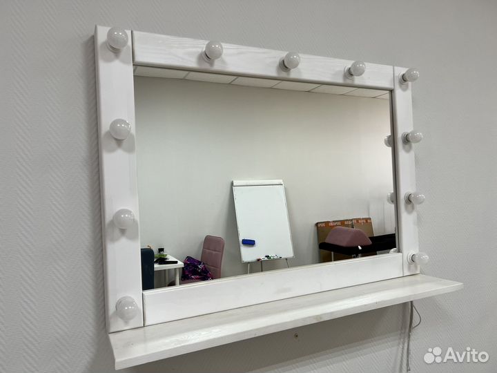 Зеркало с лампочками бу