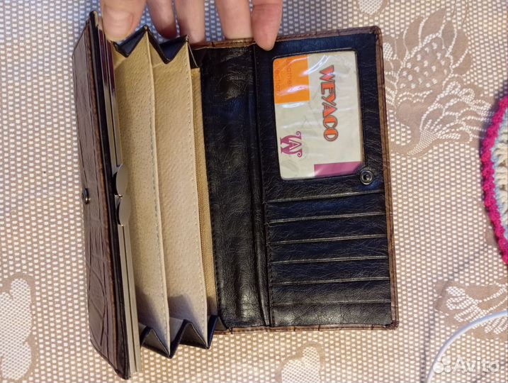Кошелек женский кожаный новый