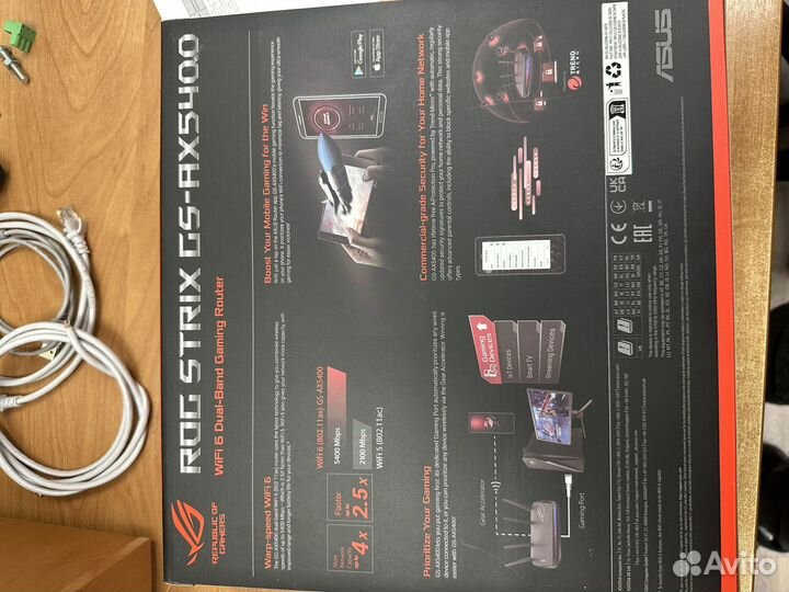 Rog strix asus GS-AX5400 роутер игровой