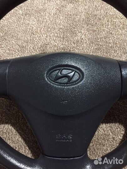 Руль. Hyundai Werna