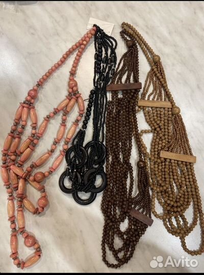 Бусы дерево