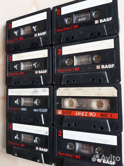 Аудиокассеты BASF-8 штук