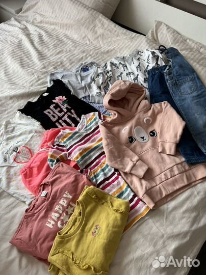Пакет фирменных вещей на девочку 92-98