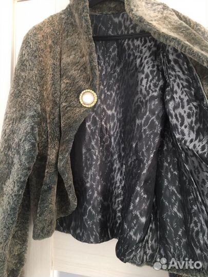 Шубка-жакет из мутона