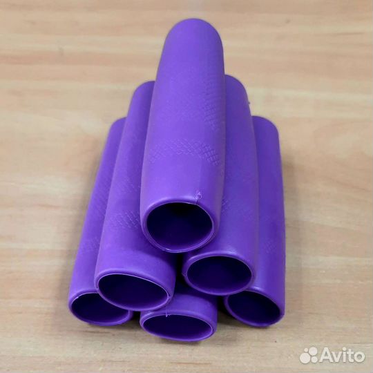 Грипса ручка резиновая 6шт чёрные турник велосипед