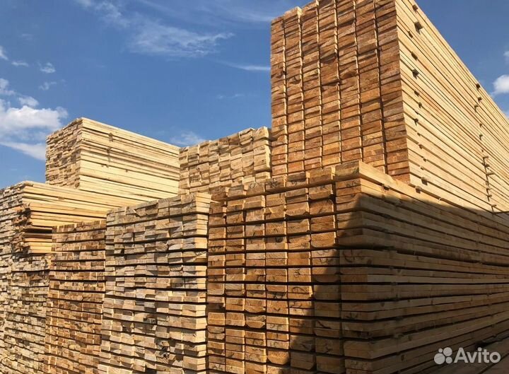Доска обрезная 50х100х6000