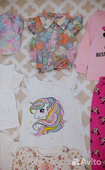 Вещи пакетом для девочки 2-3 года 20шт