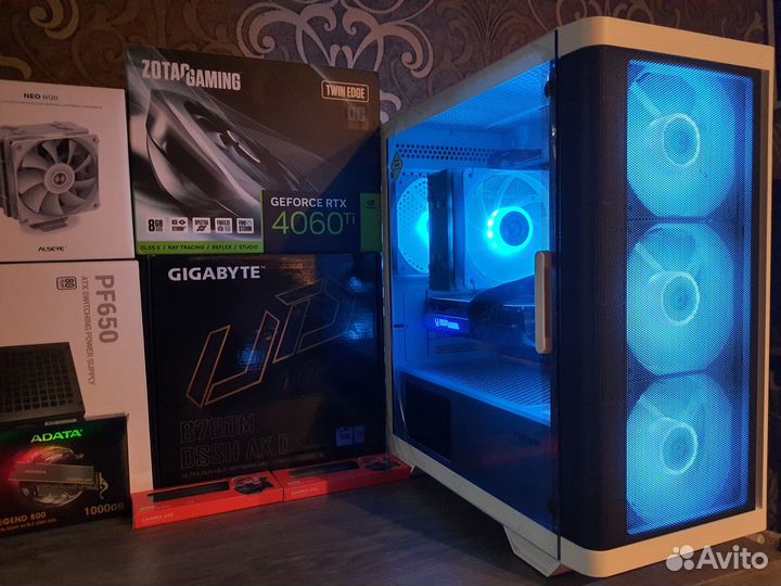 Игровой Пк RTX4060+Core i5 12400F/B760/SSD1TB