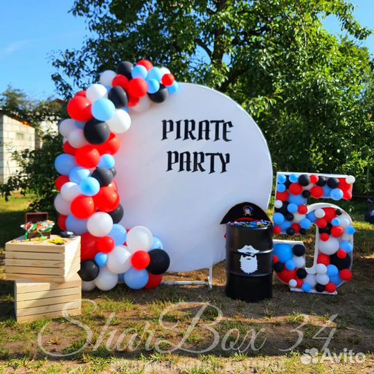 Фотозона в пиратском стиле