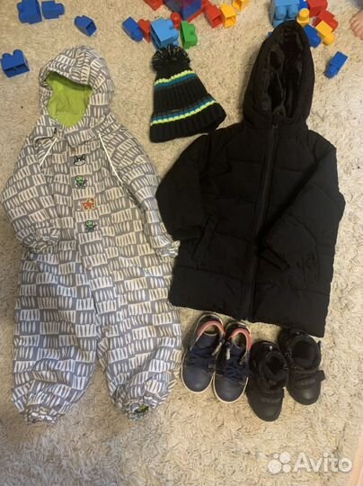 Два больших пакета вещей для мальчика 86-92-98р