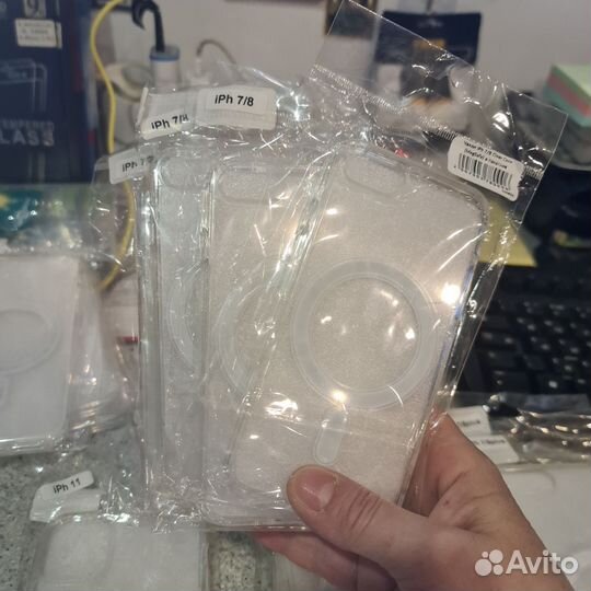 Чехол Clear Case (magsafe) для iPhone