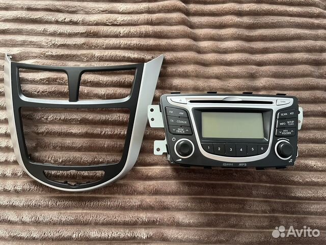 Штатная магнитола на hyundai solaris 1