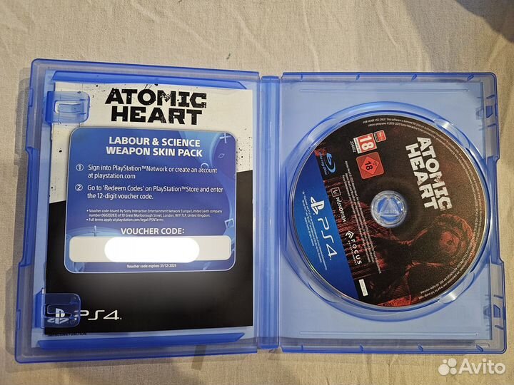 Atomic heart ps4 диск