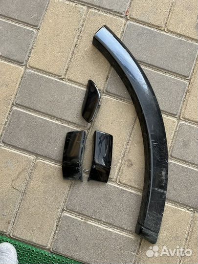 Расширители арок porsche cayenne 957 (по кускам)