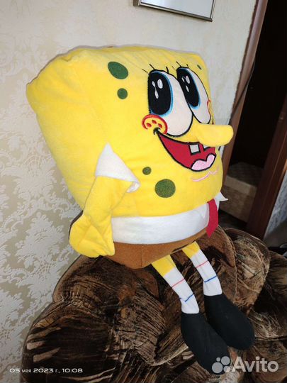 Мягкая игрушка большая попугай 