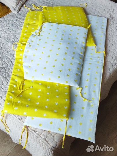 Бортики в детскую кроватку бу