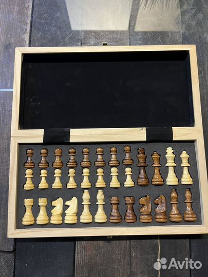 Шахматы деревянные магнитные 29*29 см