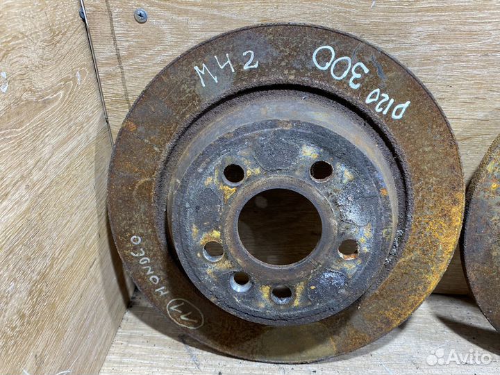 Комплект задних тормозных дисков Mondeo 4 D120