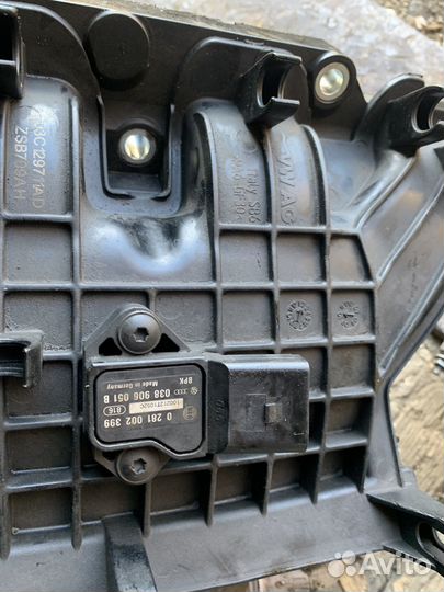 Выпускной коллектор volkswagen golf 6, 1,4