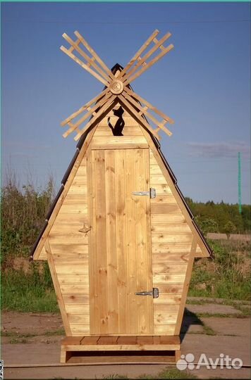 Дачный туалет с установкой DRE449