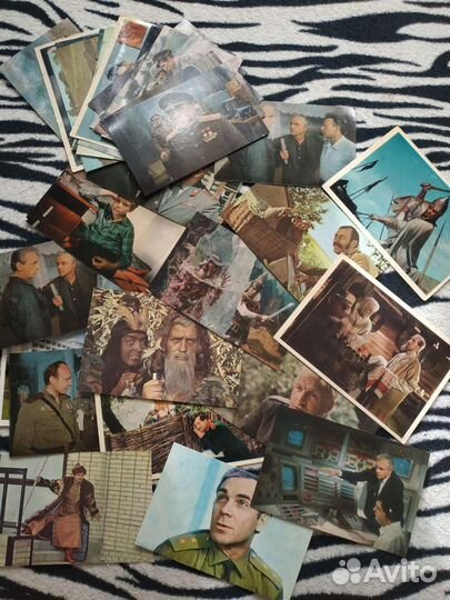Набор открыток из советских фильмов,1970 г