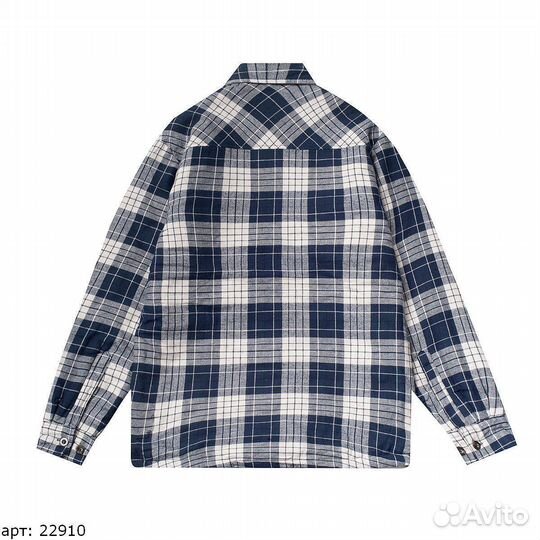 Рубашка Dickies light blue клетчатая синяя