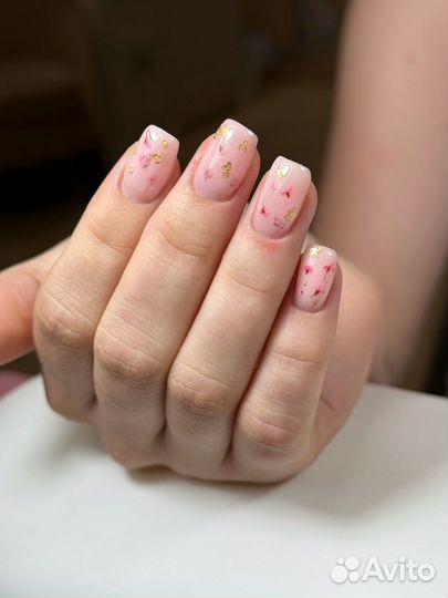 Маникюр с покрытием