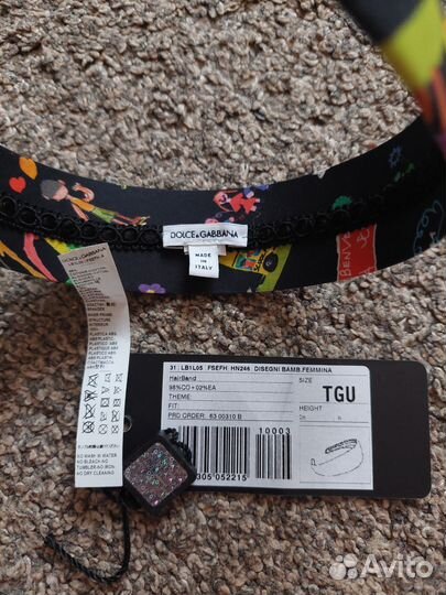 Ободок для волос dolce gabbana