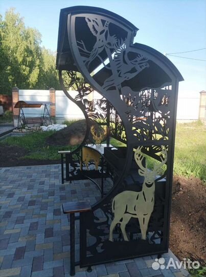 Мангал с вытяжкой