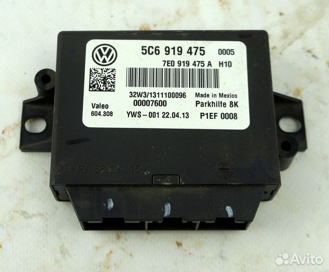 Блок управления парктроником VW Jetta 6