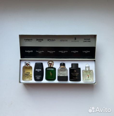 Набор миниатюр винтаж cacharel GUY laroche lancome