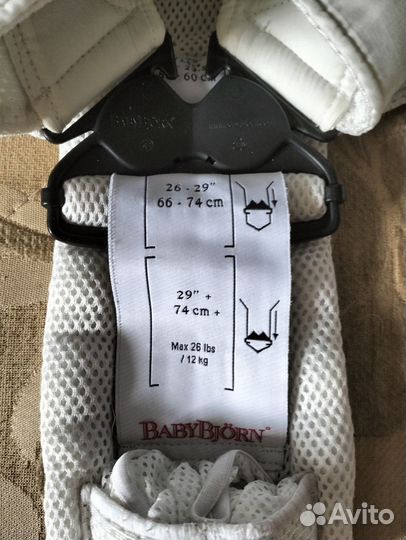 Эргорюкзак переноска babybjorn one air mesh