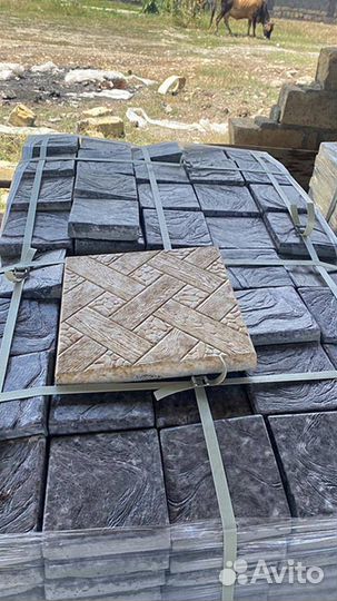 Тротуарная плитка с цеха/ Укладка