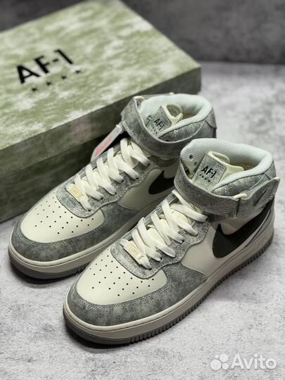 Кроссовки Nike Air Force 1 High зимние (Арт.43416)