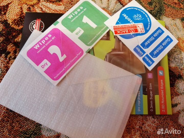 Защитное стекло на ЖК экран фотоаппарата