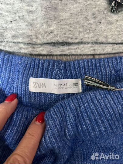 Брюки zara теплые 152