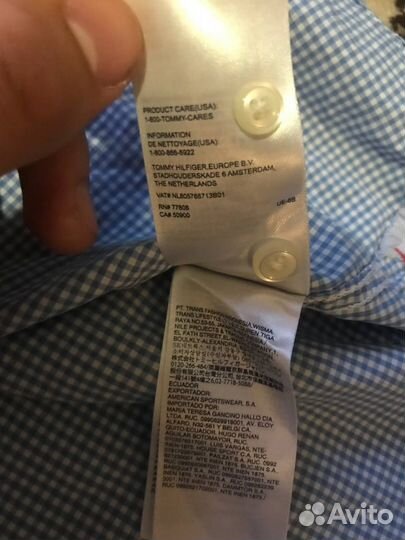 Рубашка tommy hilfiger