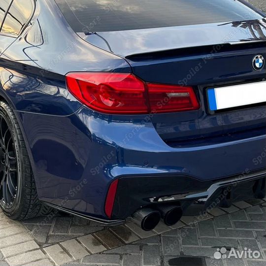 Накладки на задний бампер Bmw 5 серия G30
