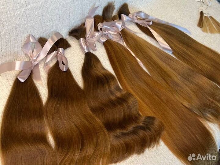 Волосы для наращивания срез 45 см детские