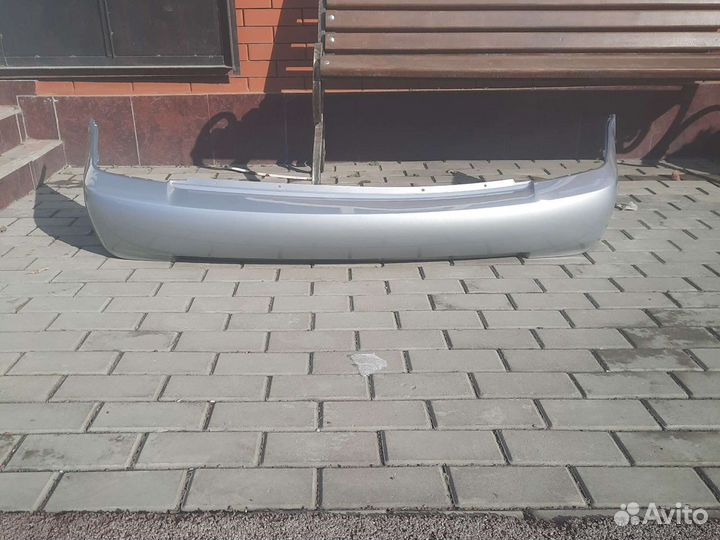 Бампер задний Акцент светл.серебро