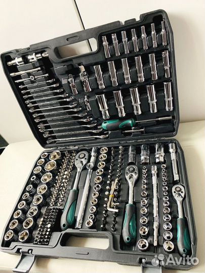 Набор инструмента головки ключи 216 элементов