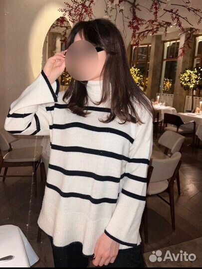 Sisley свитер в полоску