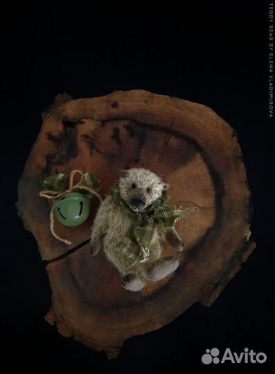 Авторский маленький тедди медведь