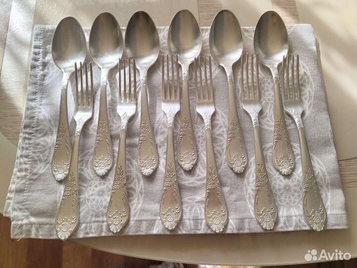 Столовые приборы СССР мельхиор