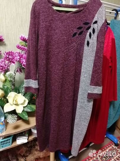 Платье женское повседневное 52-54р